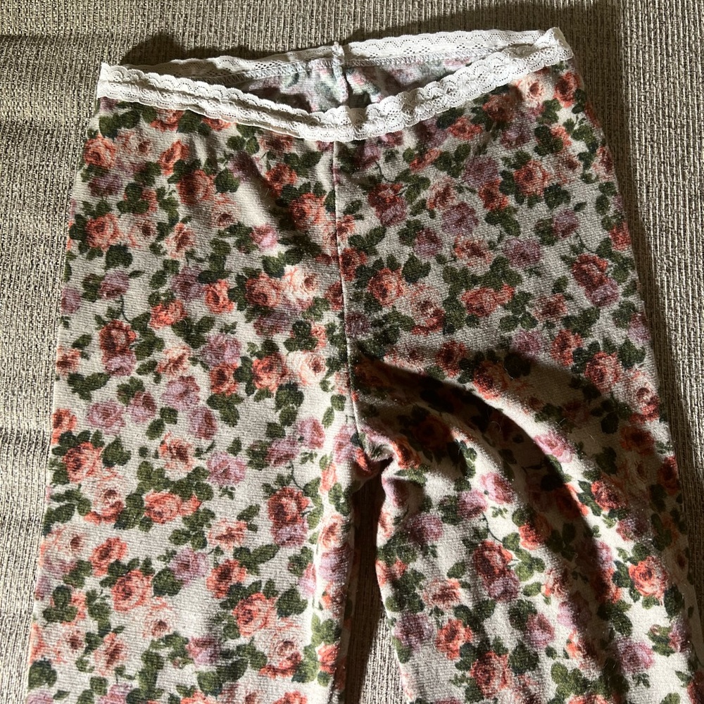 Floral print leggings